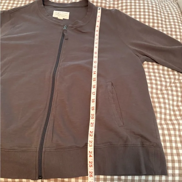 Evy’s Tree Alana Embroidered Sleeve French Terry Jacket, 2X - Picture 13 of 13